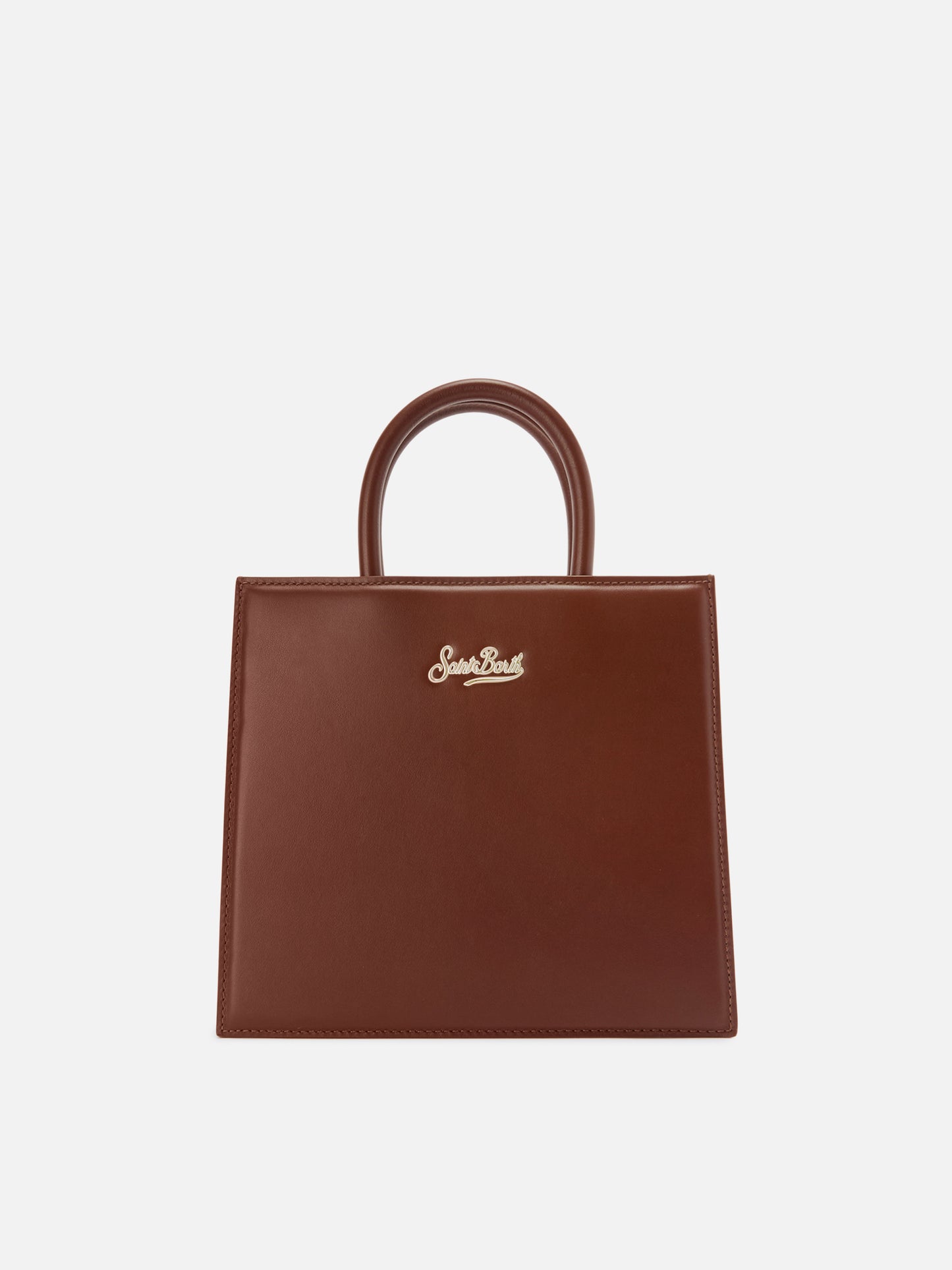 Shop Bag Midi brown leather bag
