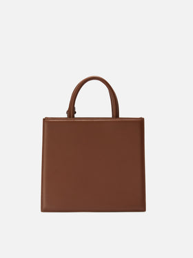 Shop Bag Midi Handbag in brown leather