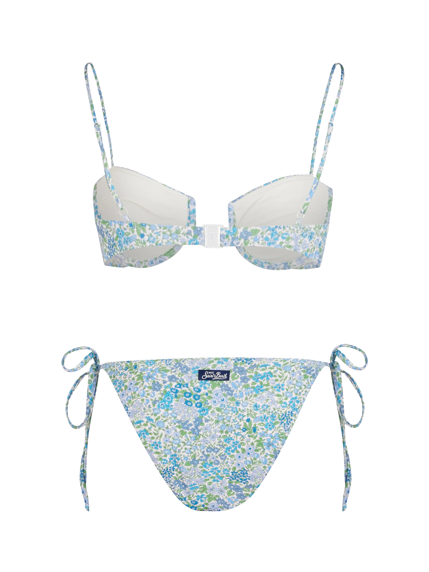 Woman Joanna Luise underwired bralette bikini Salina Virgo | MADE WITH LIBERTY FABRIC - MC2 Saint Barth