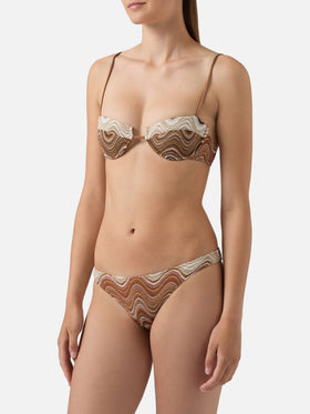 Salina Naomi brown degradé raschel bikini