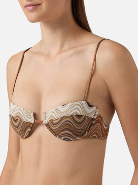 Salina Naomi brown degradé raschel bikini
