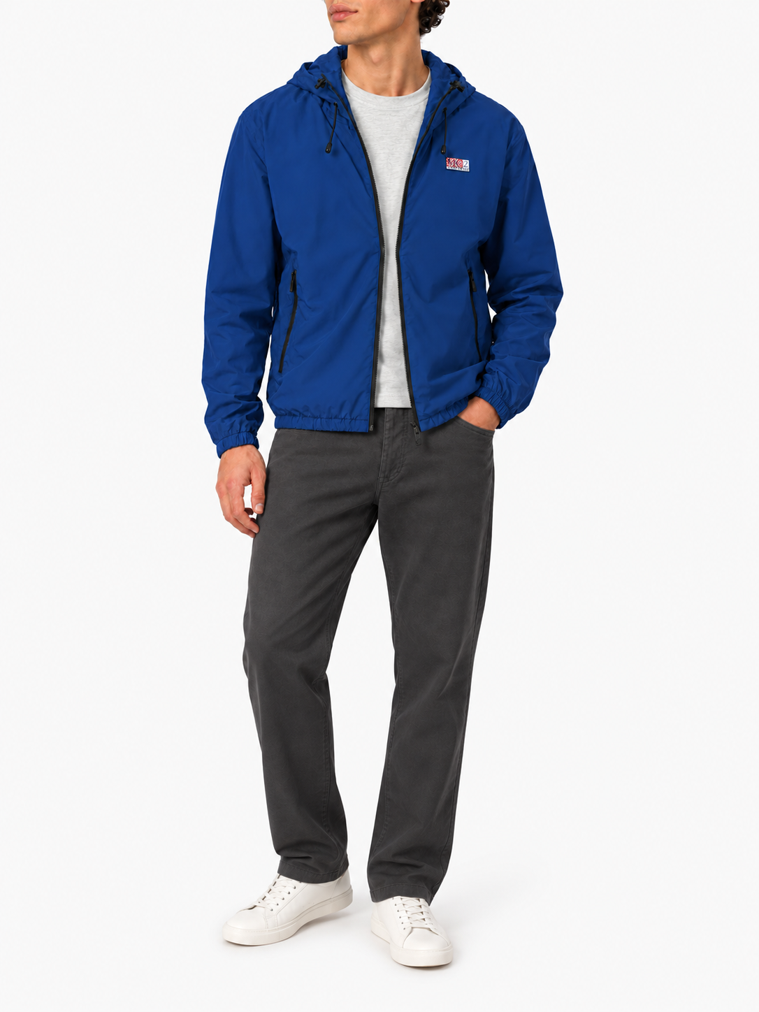 Sloop marineblaue technische Jacke Solaro 