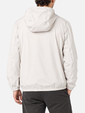Giacca leggera Sloop bianco ghiaccio con cappuccio