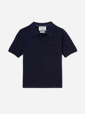 Polo Sloan Jr azul marino 