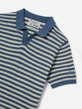 Polo Sloan Jr a righe blu