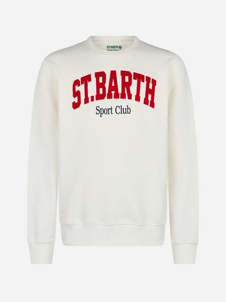 Sudadera Soho con estampado St. Barth Sport Club en blanco 