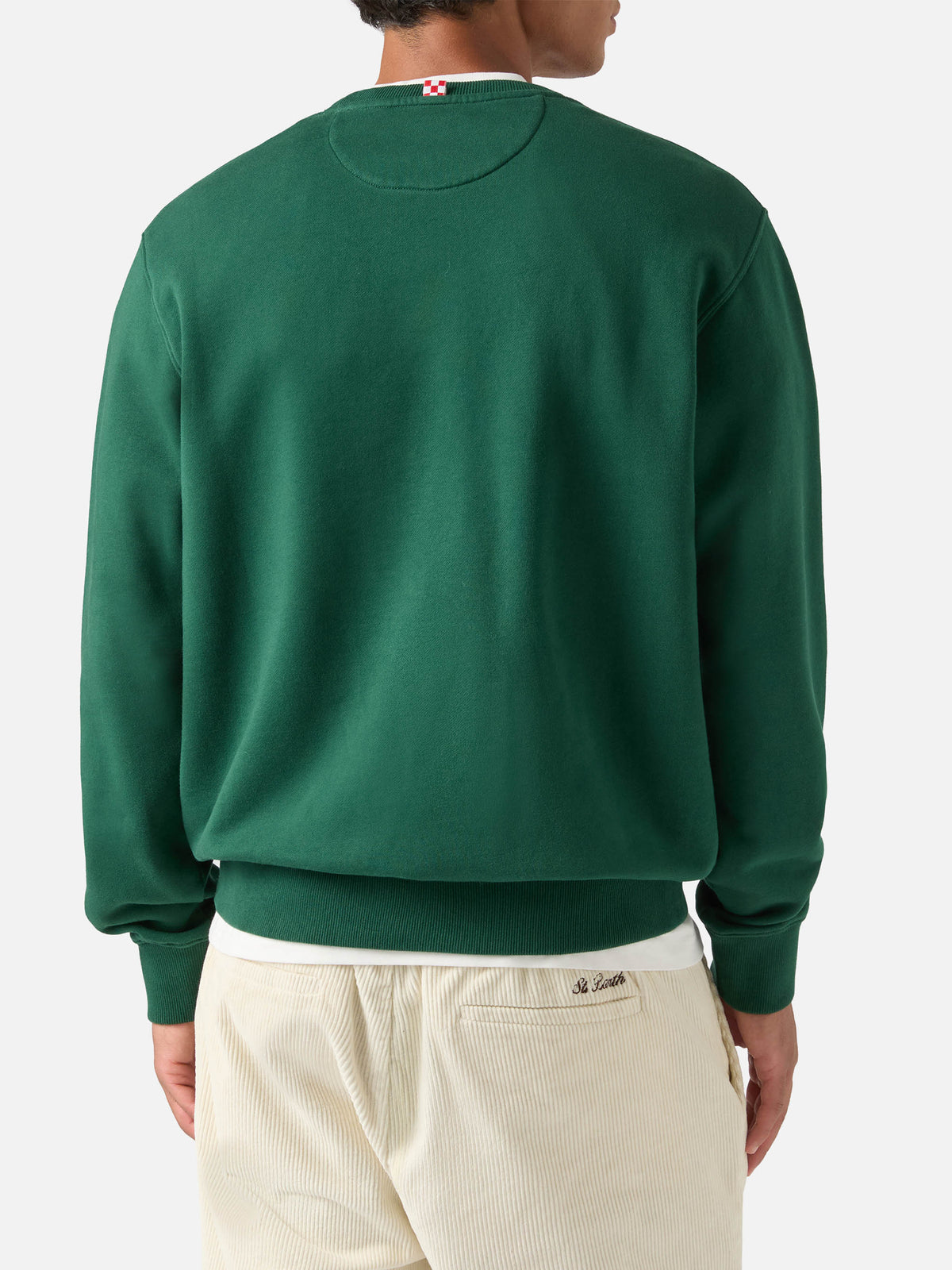 Felpa Soho verde in cotone con stampa Snoopy | Special edition