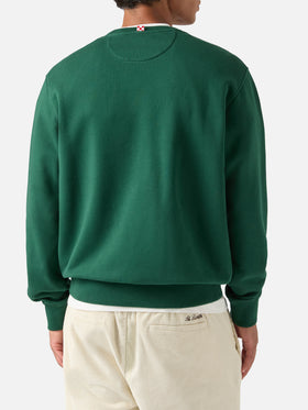 Felpa Soho verde in cotone con stampa Snoopy | Special edition