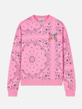 Sweat-shirt bandana rose Stardust 