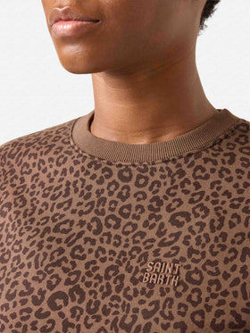 Sweat-shirt Stardust à imprimé léopard 