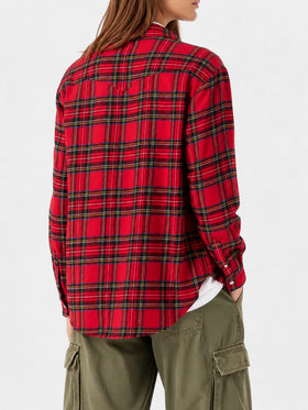Chemise en flanelle tartan rouge Seattle 