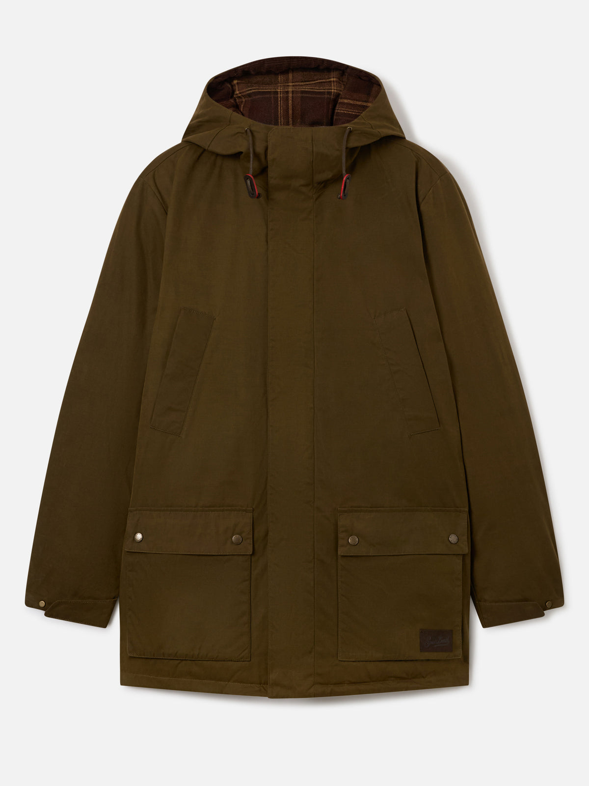 Parka Sven verde kombu cerato con cappuccio
