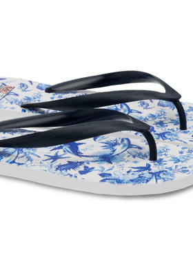 Flip flops Tommy with sharks print | AI CO-CREATED DESIGN BY RICKDICK - POWERED BY RED-EYE - MC2 Saint Barth