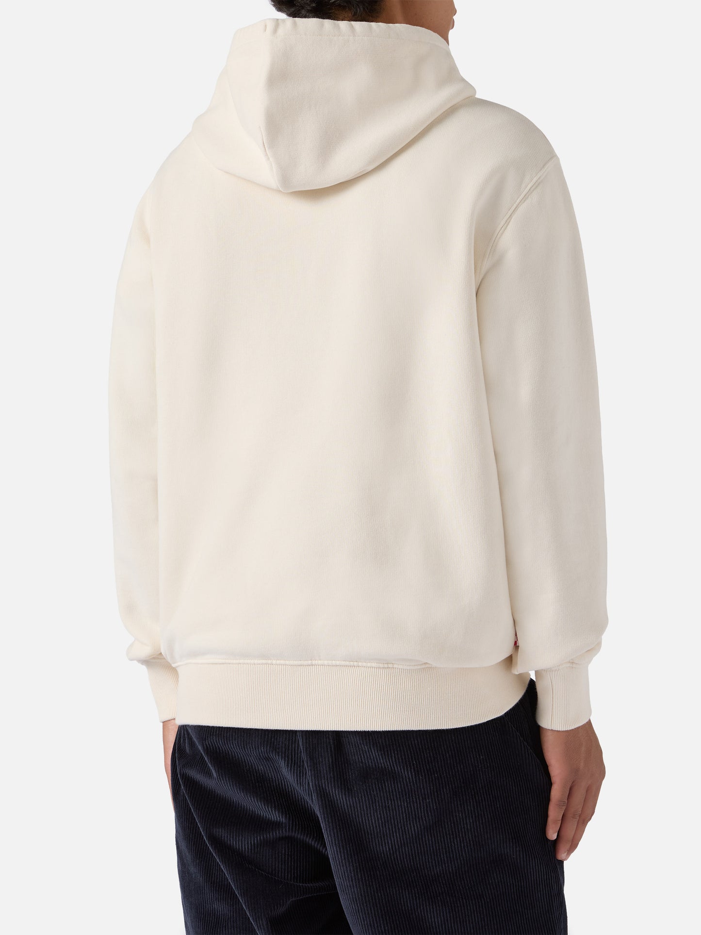 Tribeca cotton hoodie in white with Vacanze di Natale embroidery | VACANZE DI NATALE SPECIAL EDITION