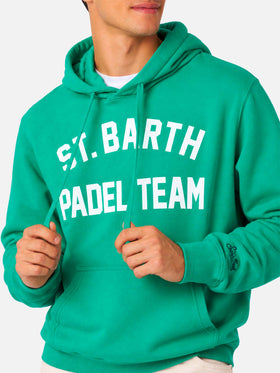 Sudadera con capucha de algodón con estampado St. Barth Padel Team 