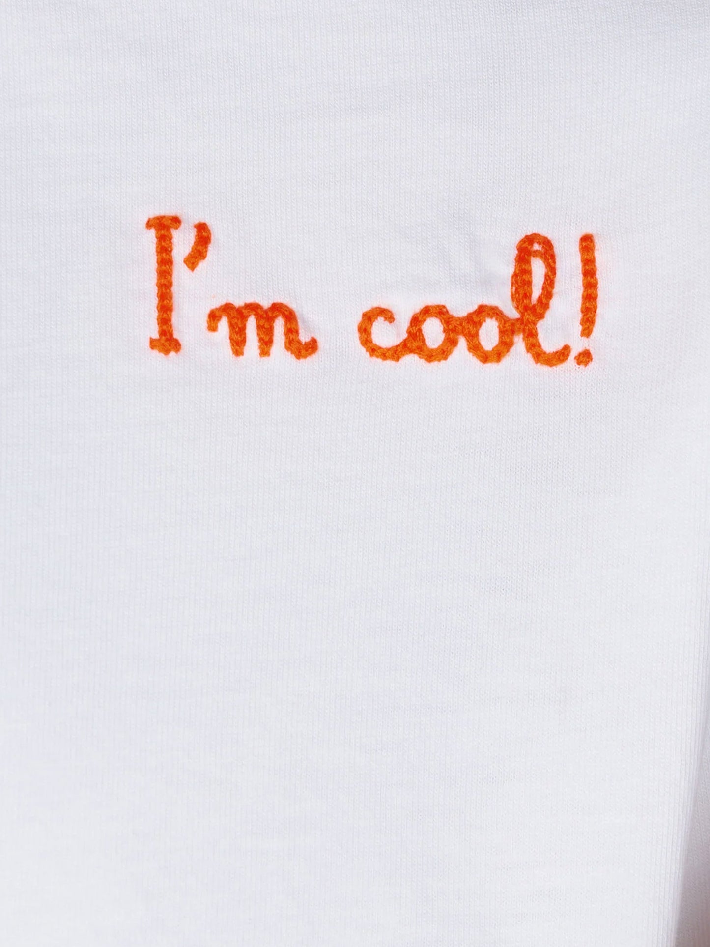 Boy cotton t-shirt with I'm cool front embroidery and Snoopy on the back | PEANUTS™ SPECIAL EDITION