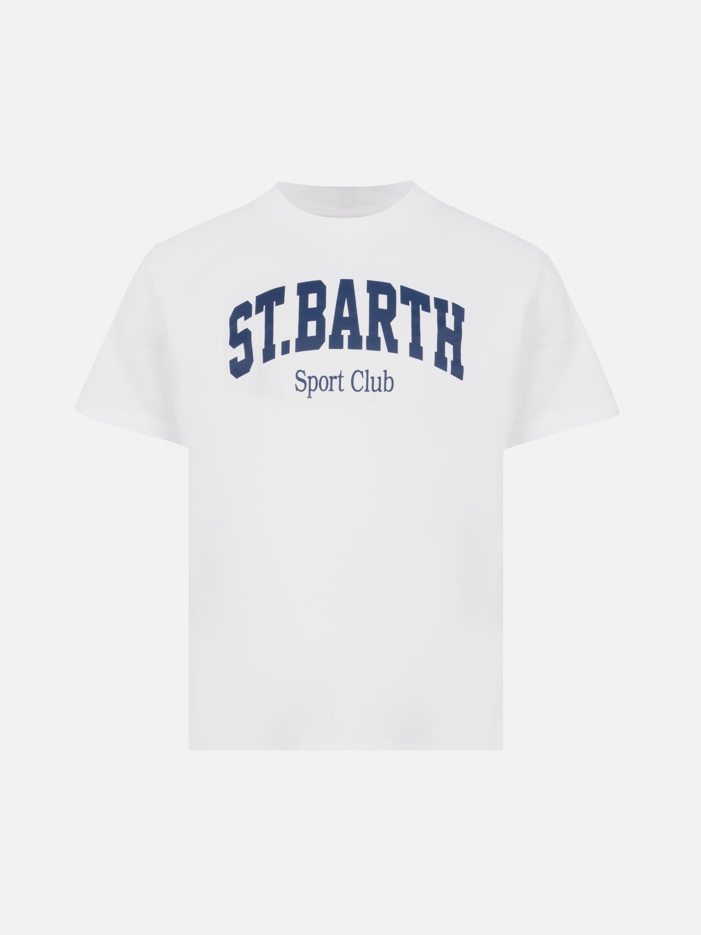 Baumwoll-T-Shirt mit St. Barth Sport Club-Print