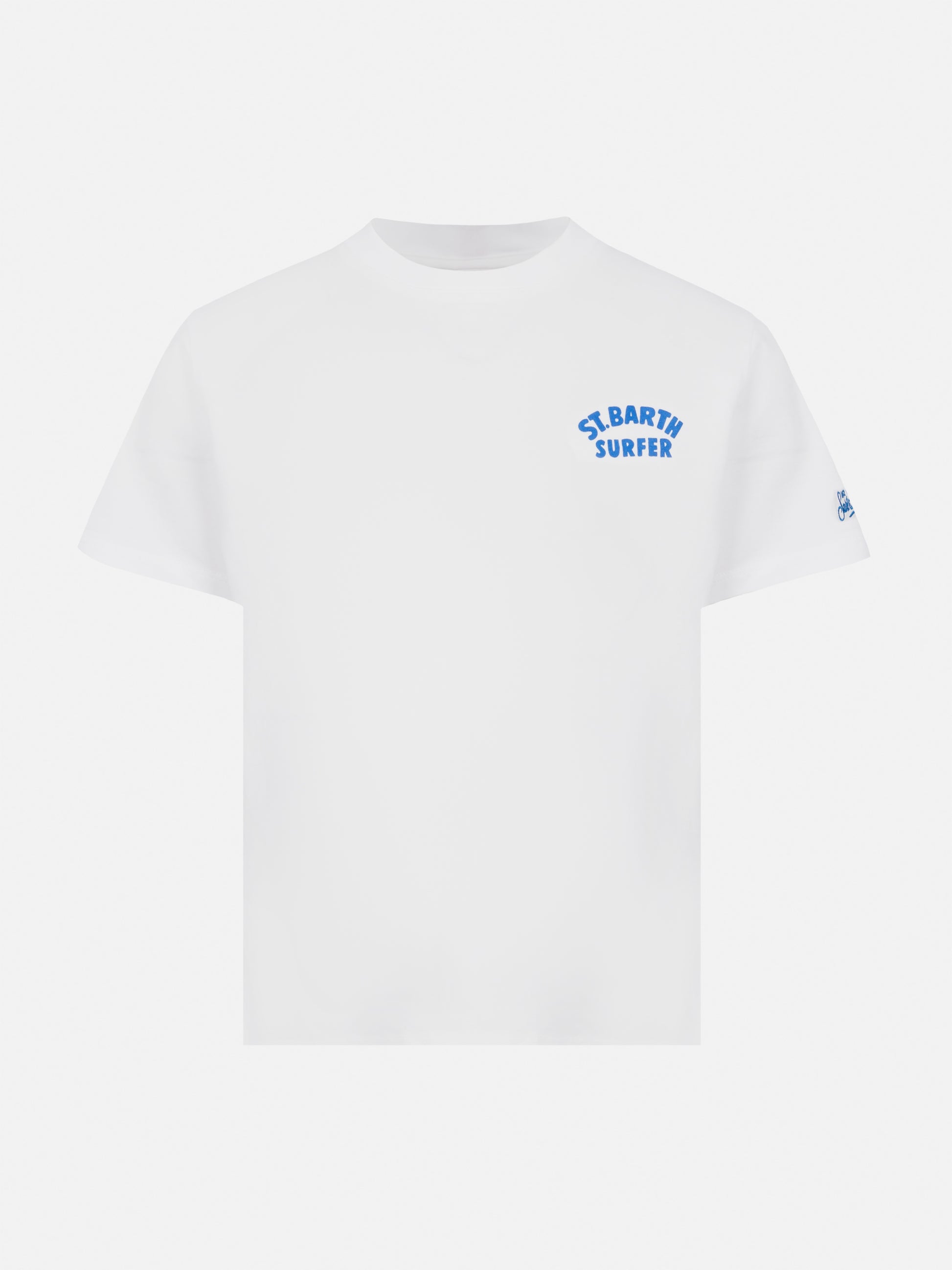 Cotton t-shirt with St. Barth surfer print - MC2 Saint Barth