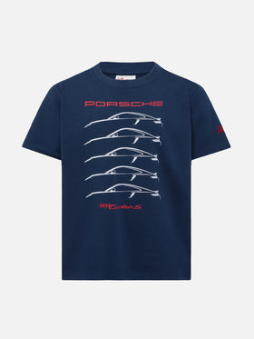 T-shirt in cotone con stampa Porsche 911S Turbo | PORSCHE SPECIAL EDITION