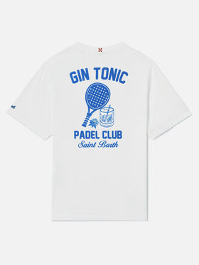 T-Shirt mit Gin Tonic Padel-Print 