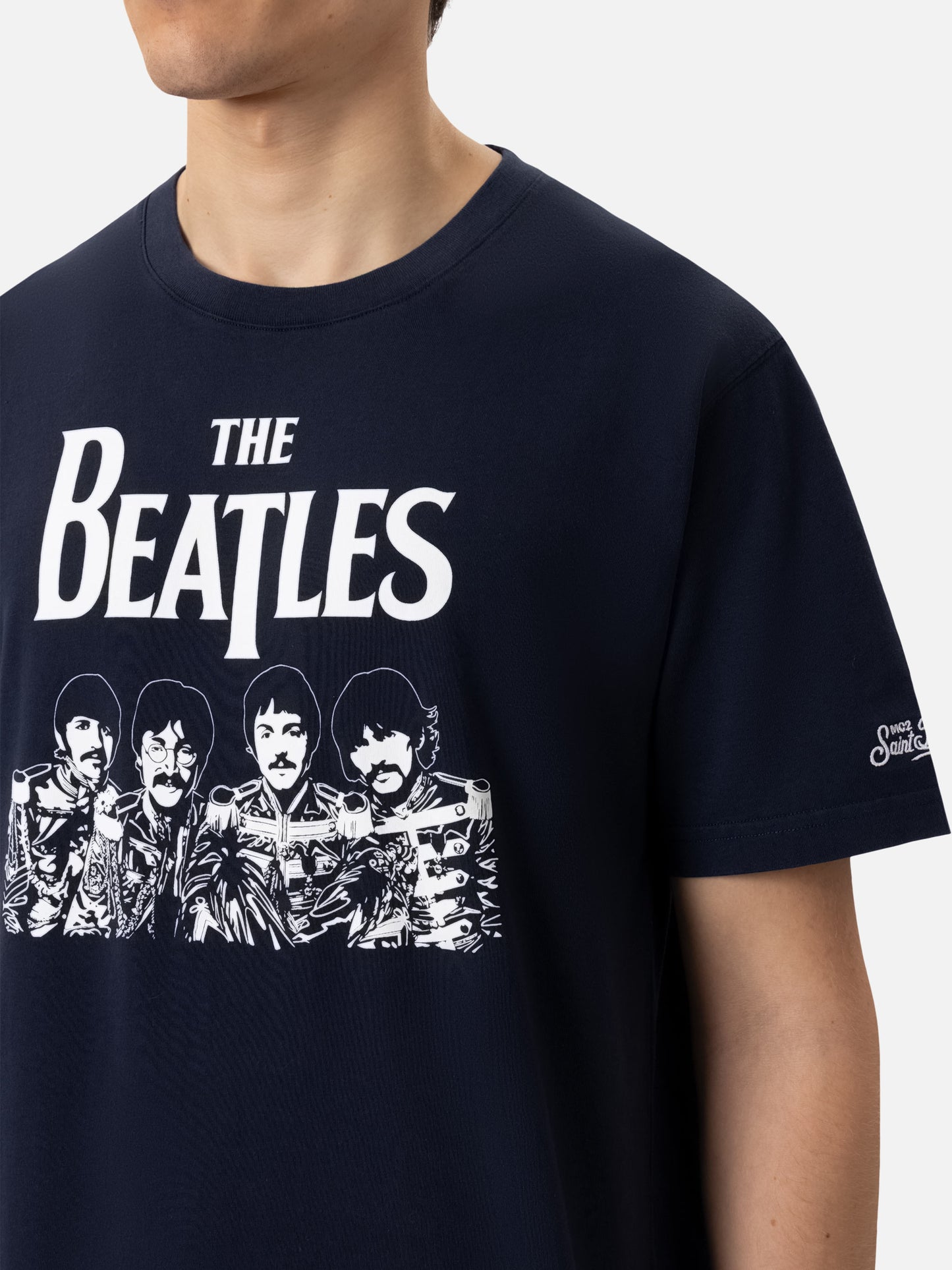 Cotton T-shirt with Beatles band print | THE BEATLES SPECIAL EDITION - MC2 Saint Barth