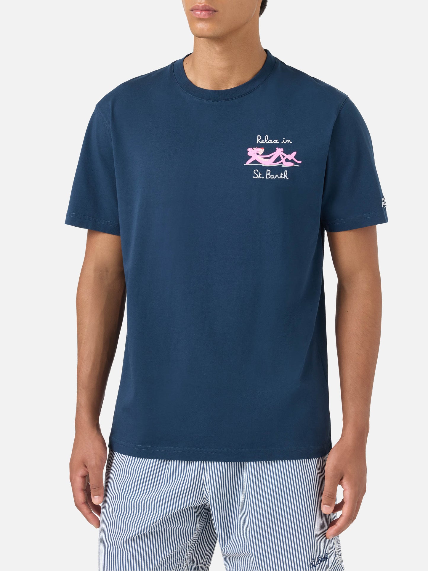 Camiseta con estampado y bordado de Pink Panther | THE PINK PANTHER SPECIAL EDITION 