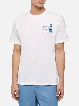 T-shirt Man stampa Gente di Mare e ricamo | Special Edition