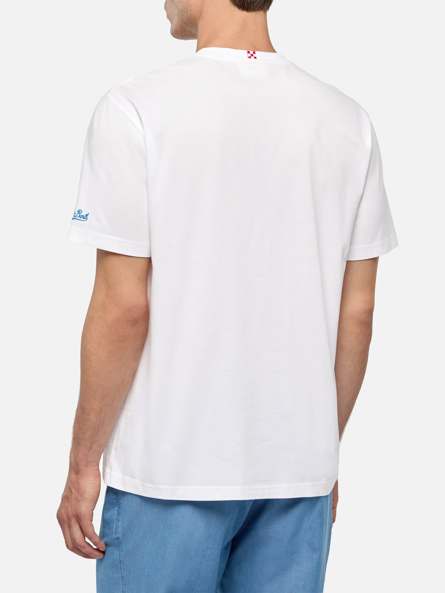 T-shirt Man stampa Gente di Mare e ricamo | Special Edition