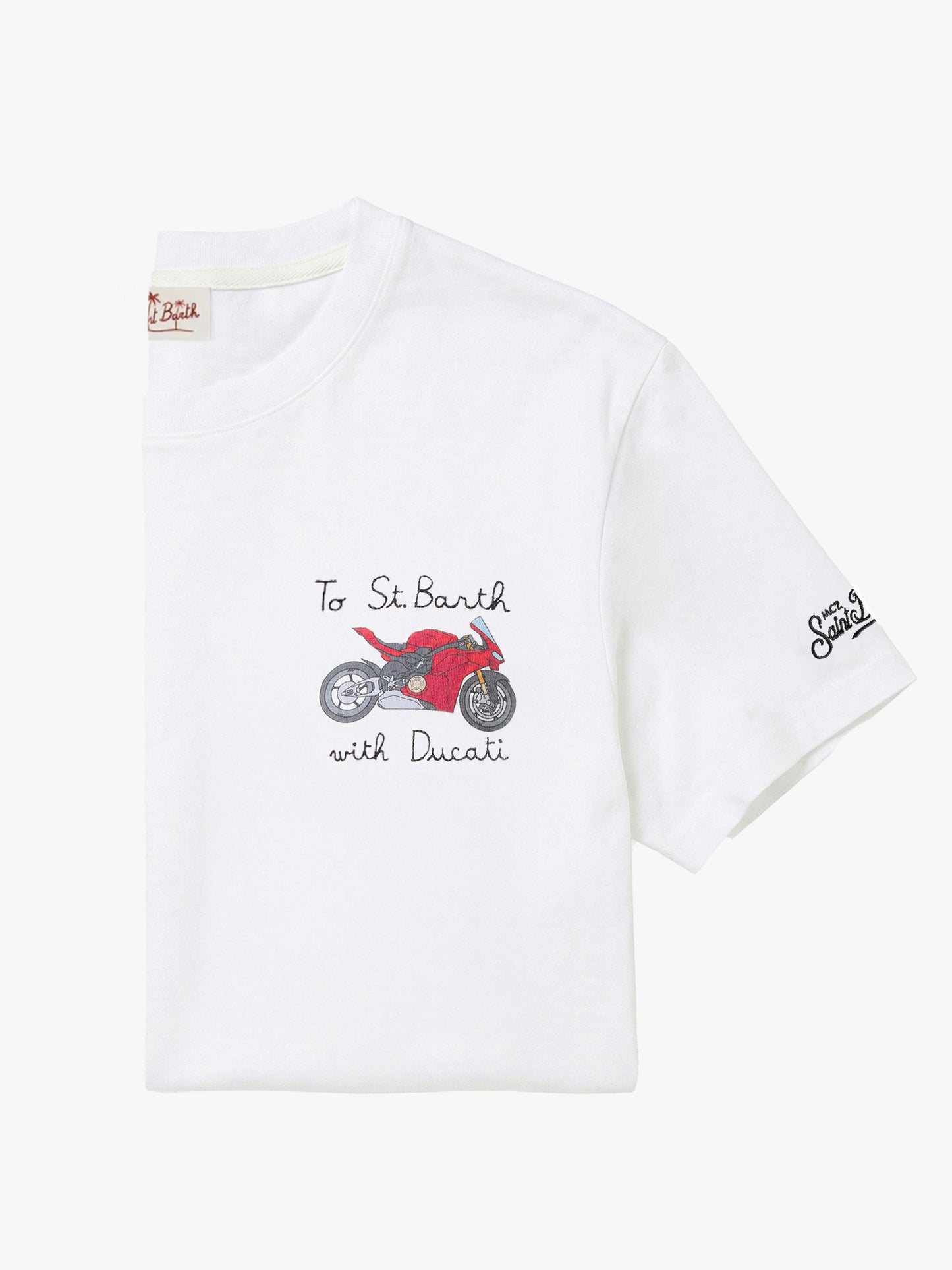 Camiseta con bordado To St. Barth with Ducati | Edición Especial 