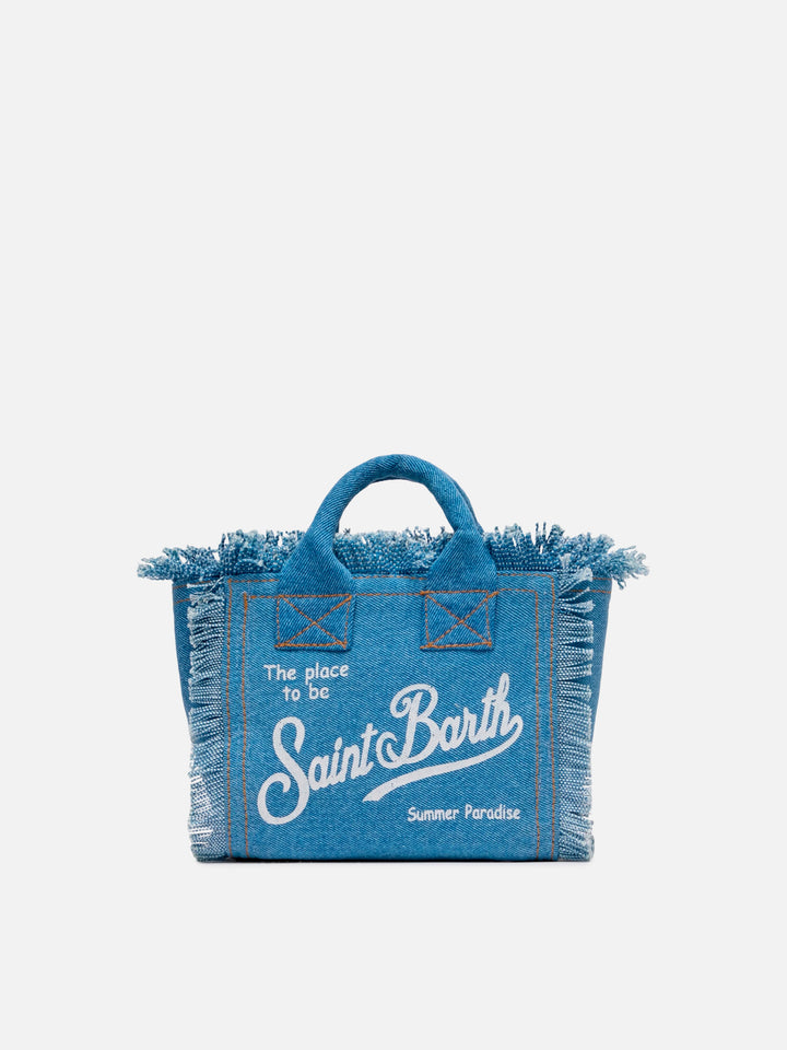 Borsa Mini Vanity in denim