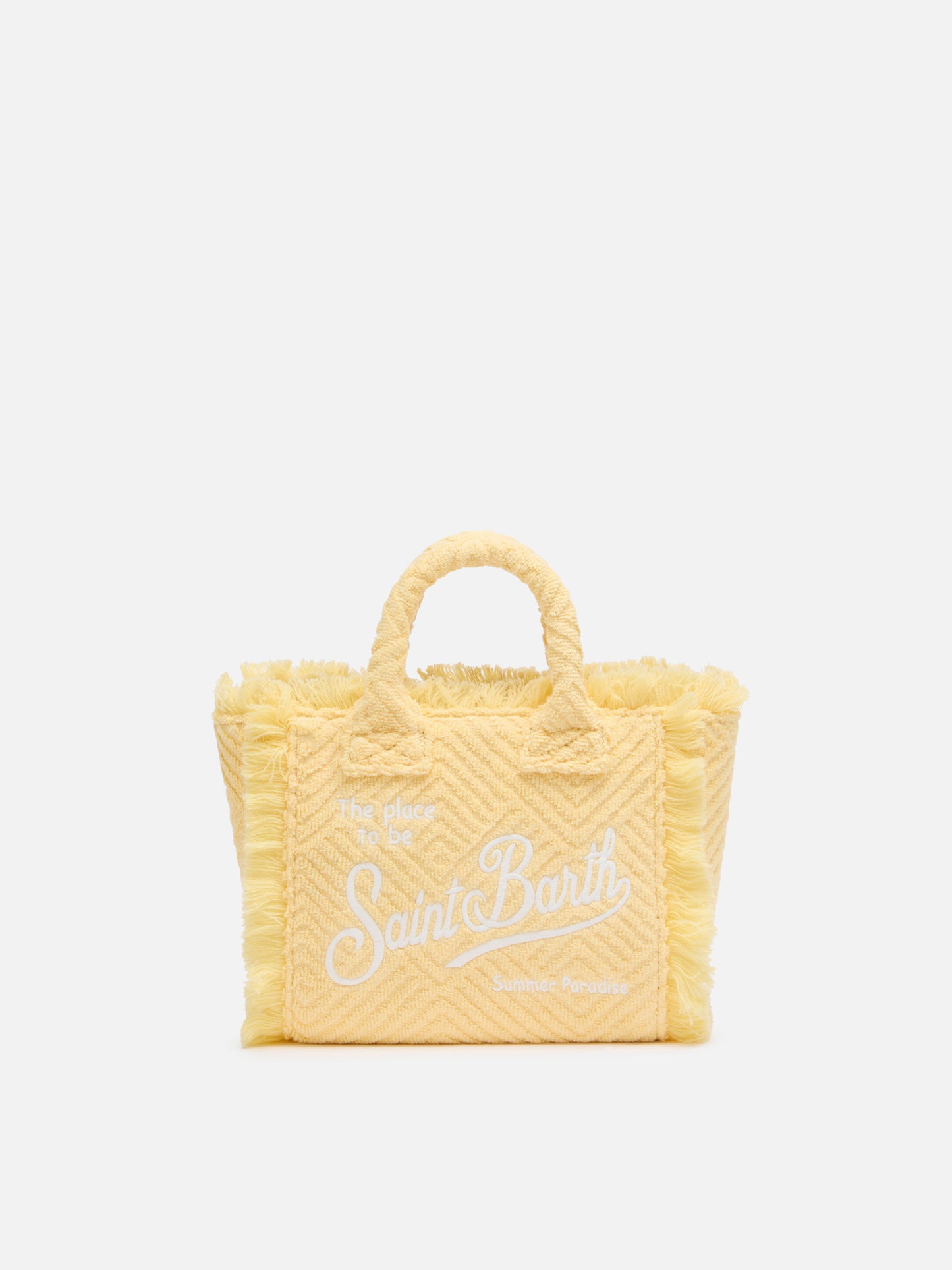 Yellow lines embossed Mini Vanity Sponge Bag