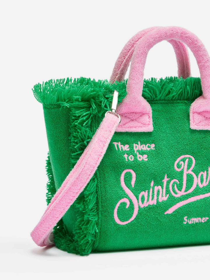 Green Mini Vanity Sponge Bag - MC2 Saint Barth