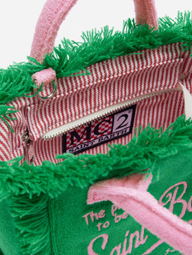Green Mini Vanity Sponge Bag - MC2 Saint Barth