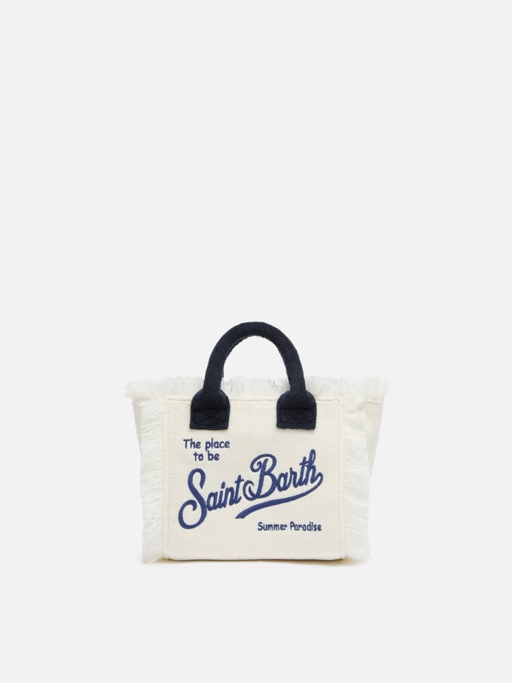 White Mini Vanity Sponge Bag - MC2 Saint Barth