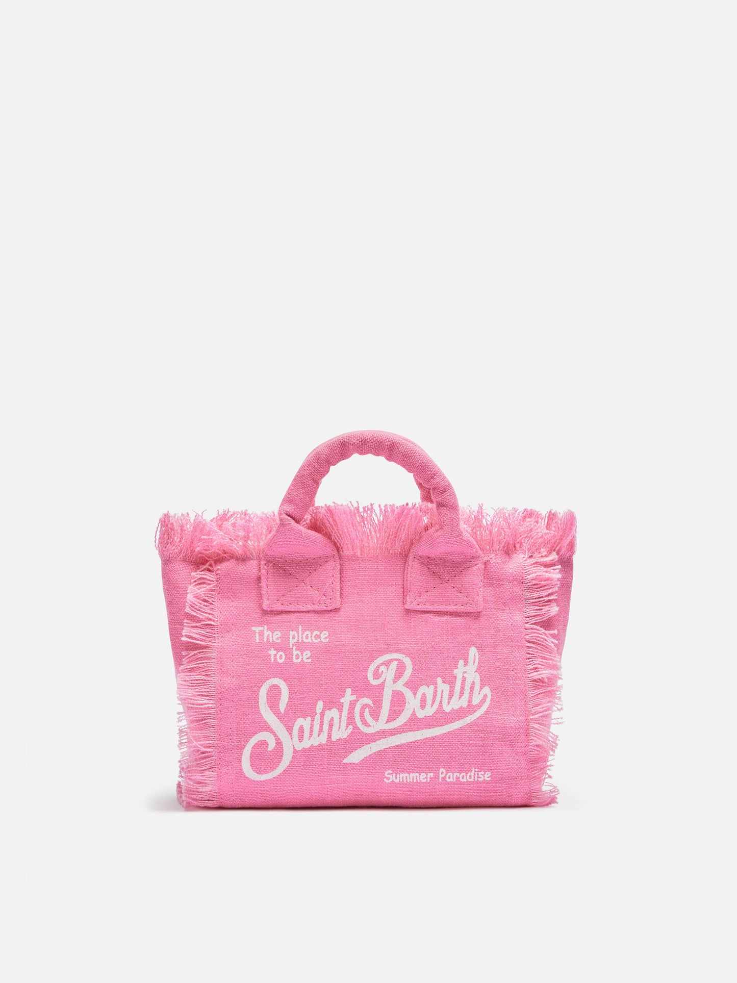 Mini Vanity rosa Leinentasche