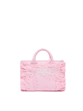 Pink Sangallo lace Mini Vanity Volant bag - MC2 Saint Barth
