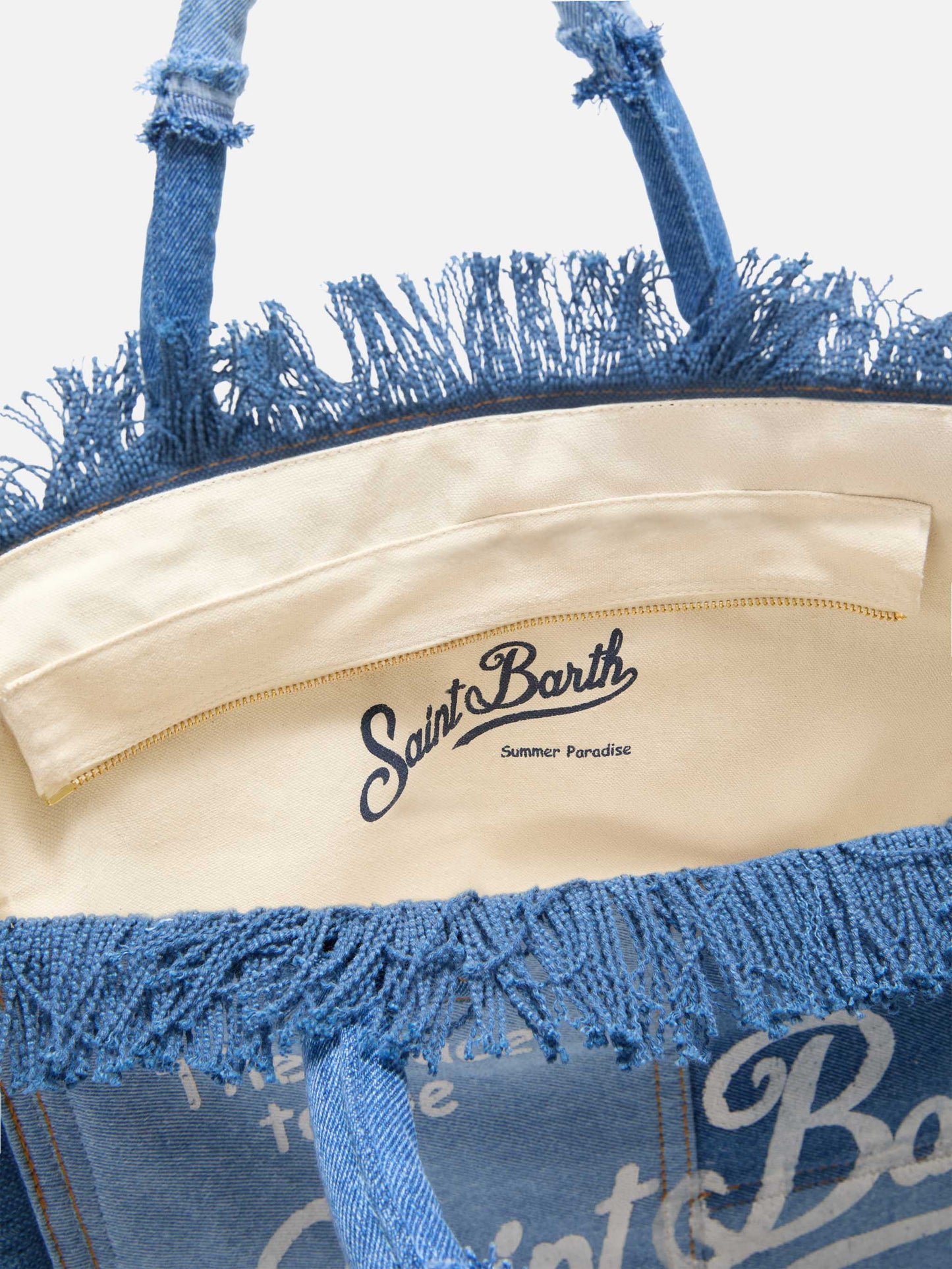 Borsa Vanity regular in denim patchwork