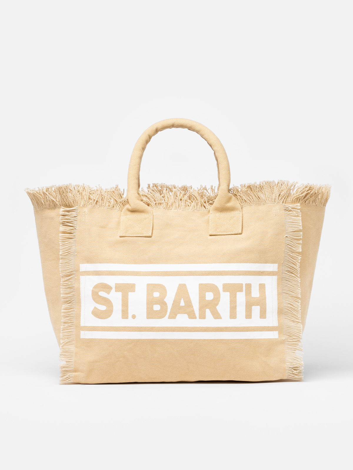 Beige cotton canvas Vanity shoulder bag - MC2 Saint Barth