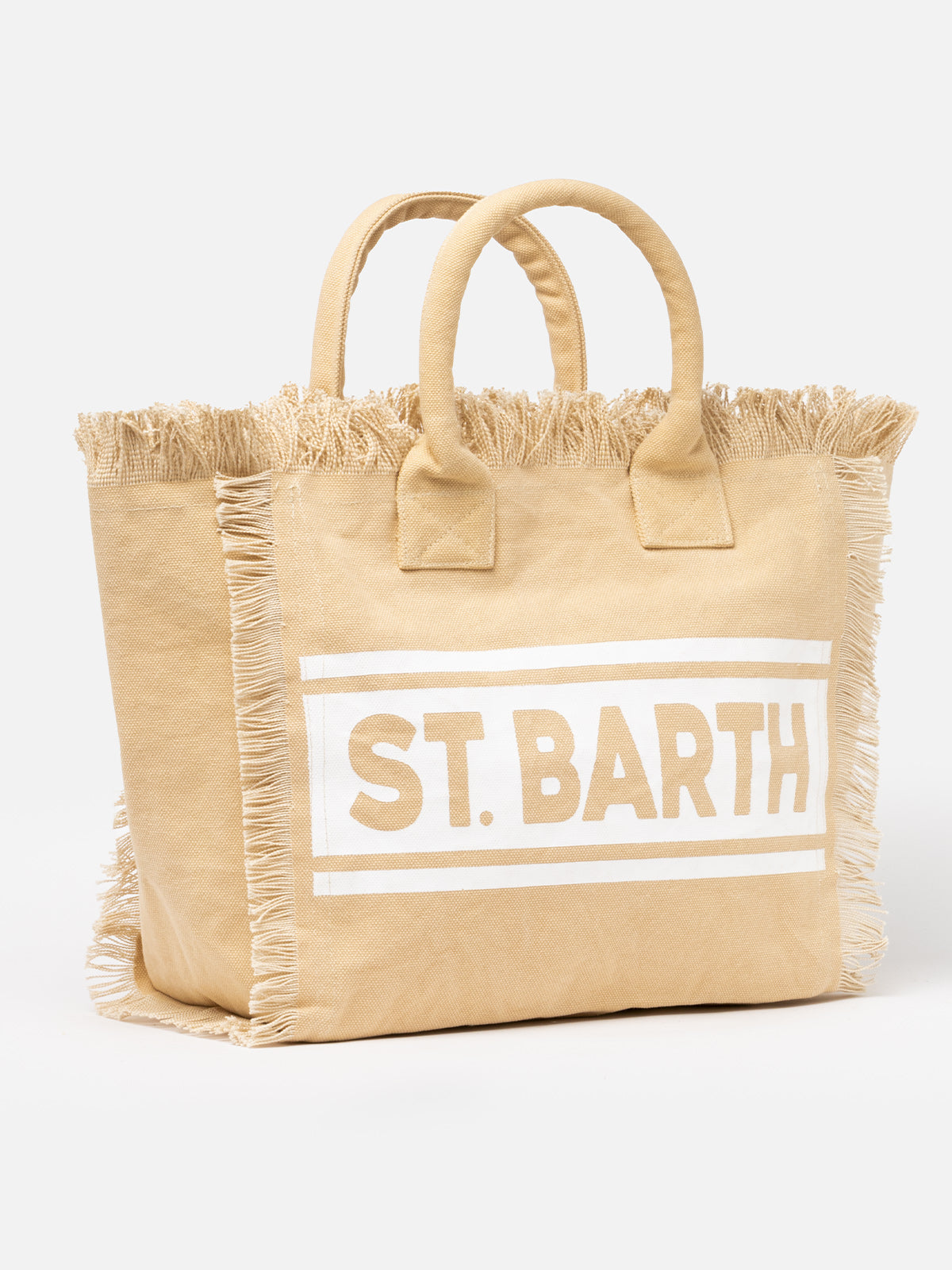 Beige cotton canvas Vanity shoulder bag - MC2 Saint Barth