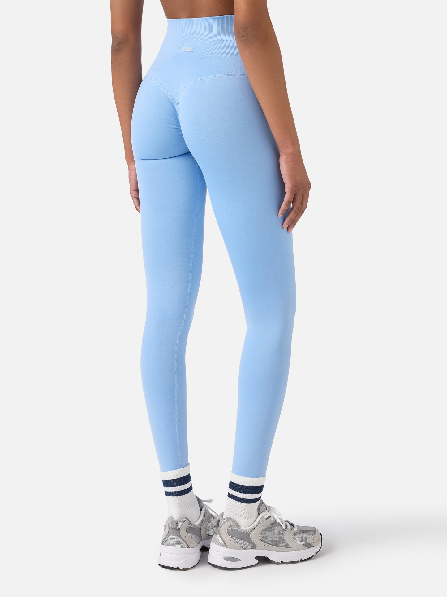 Light blue Vega technical fabric sports leggings