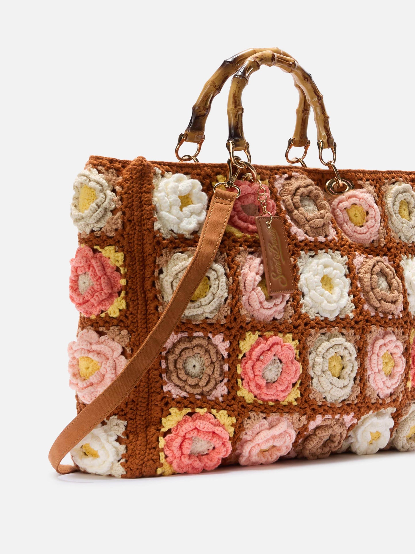 Handmade tiles crochet bag Victoria