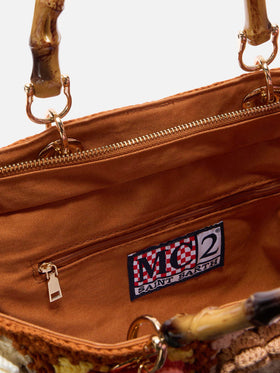 Handmade tiles crochet bag Victoria