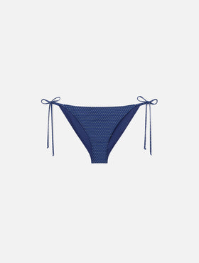Bañador slip clásico Virgo con estampado de micro lunares 