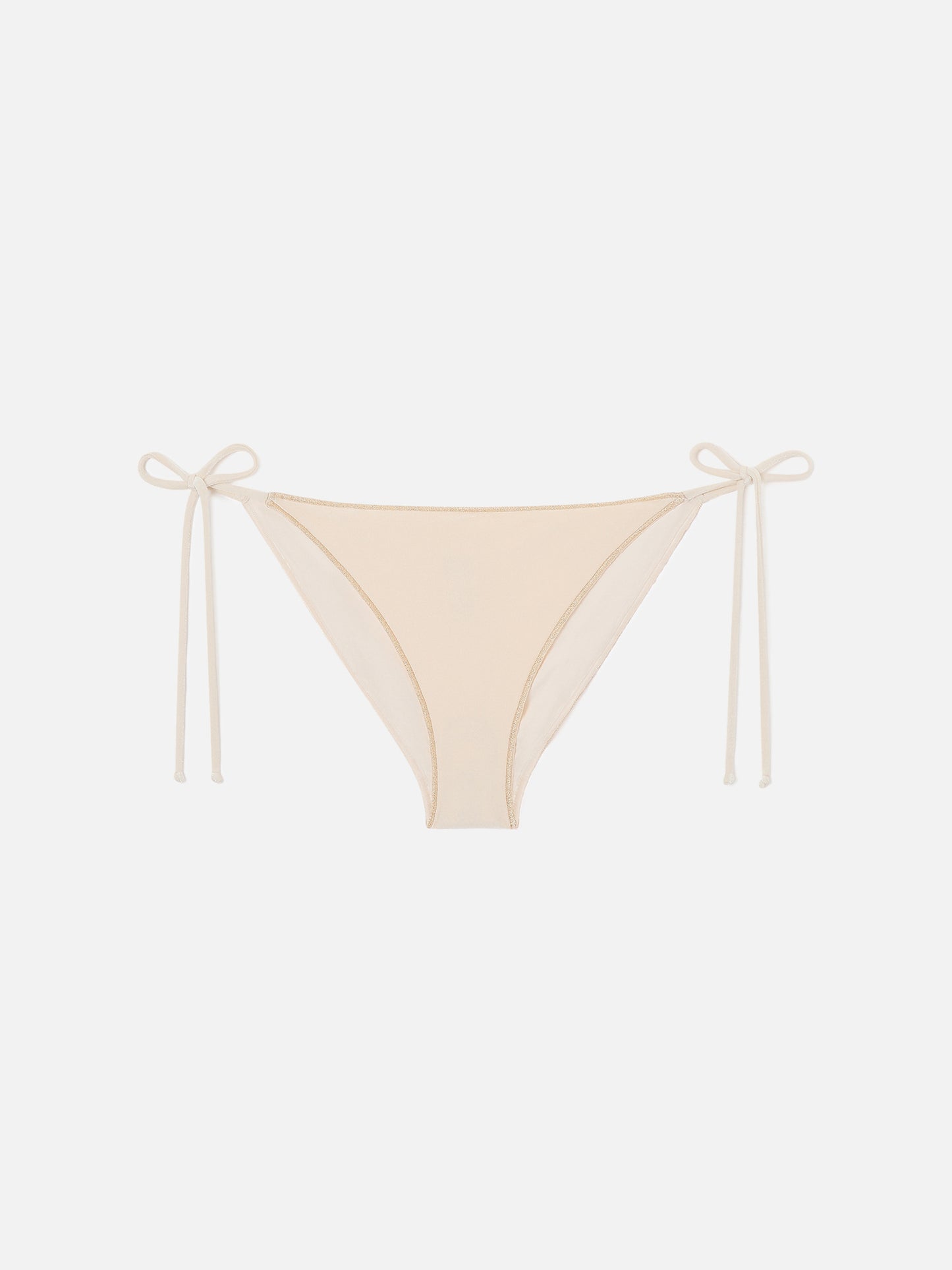 Virgo classic swim briefs in gold velvet