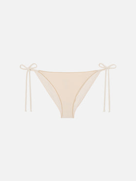 Virgo classic swim briefs in gold velvet