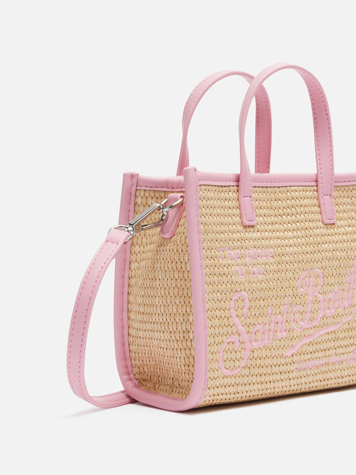 Beige Vivian Mini Straw handbag - MC2 Saint Barth
