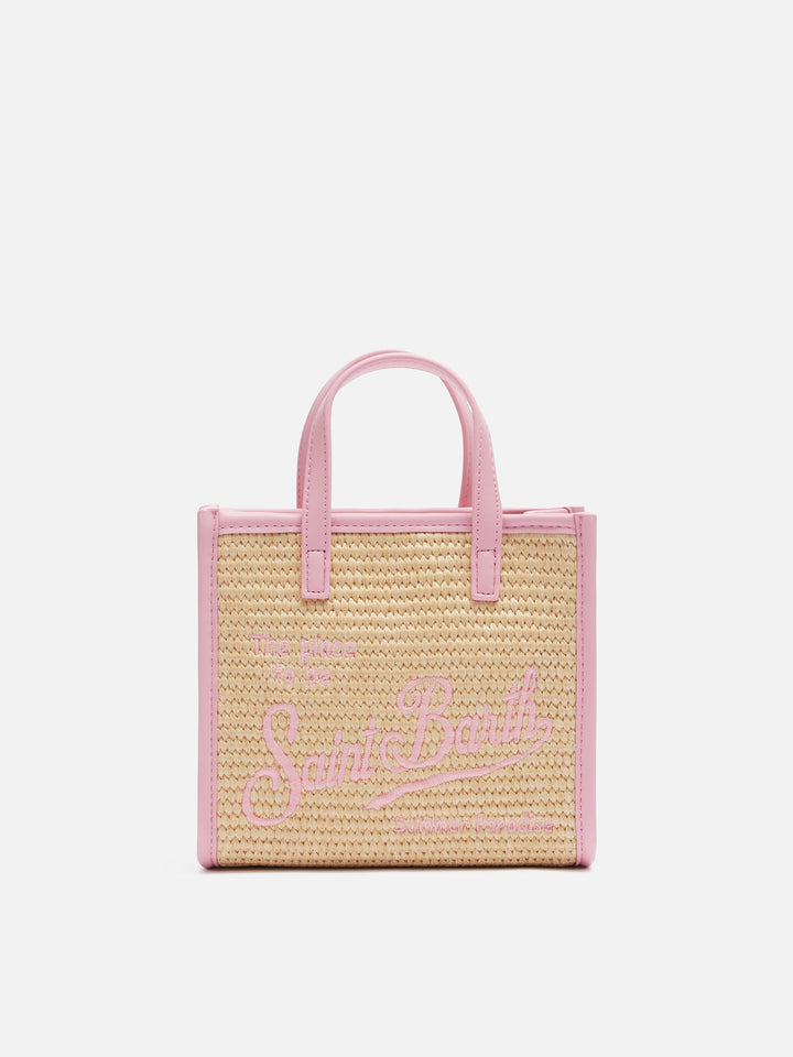 Beige Vivian Mini Straw handbag - MC2 Saint Barth