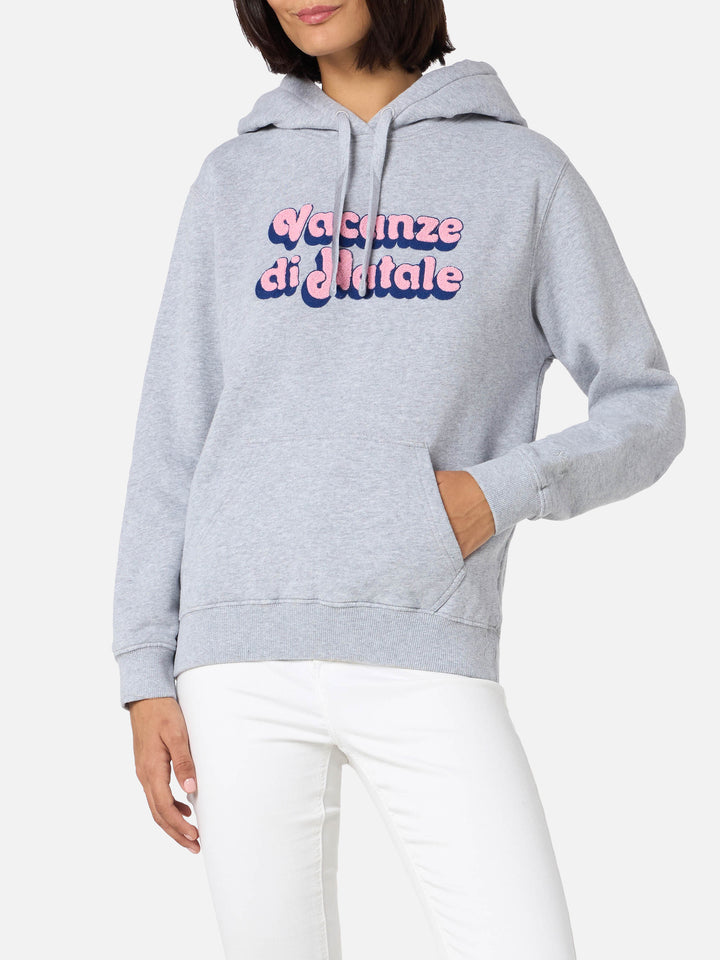 Woman sweatshirt Virginia with Vacanze di Natale print | VACANZE DI NATALE SPECIAL EDITION - MC2 Saint Barth