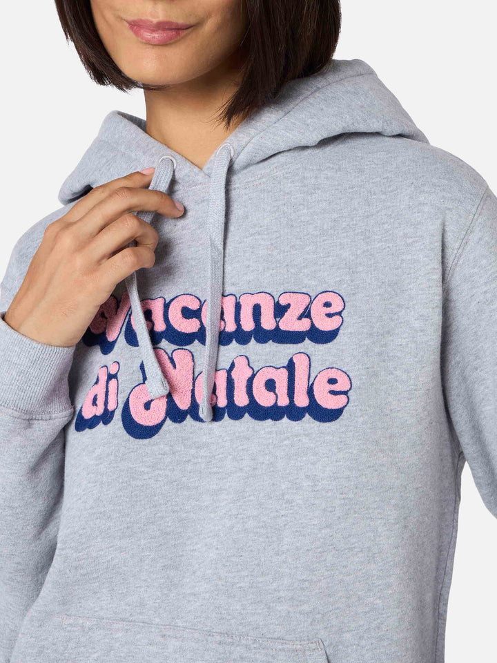 Woman sweatshirt Virginia with Vacanze di Natale print | VACANZE DI NATALE SPECIAL EDITION - MC2 Saint Barth