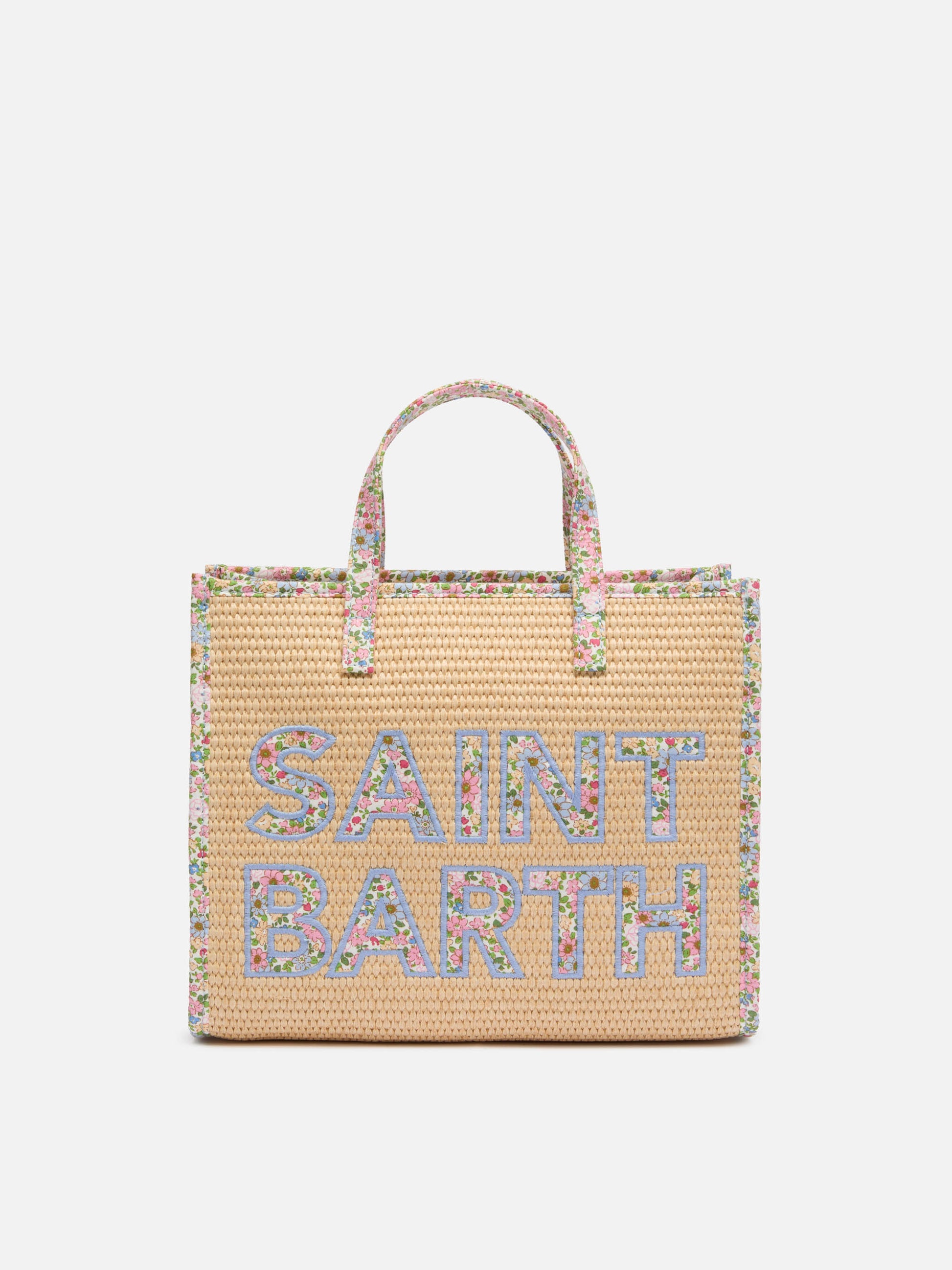 Beige Vivian Midi Straw handbag - MC2 Saint Barth